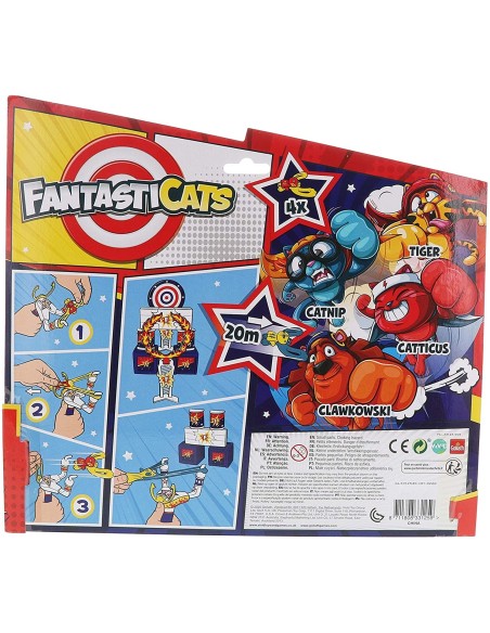 Fantasticats Super Cat-Apult Stunt Set with 4 figures and accessories GOL33125.006 Goliath | Futurartshop.com