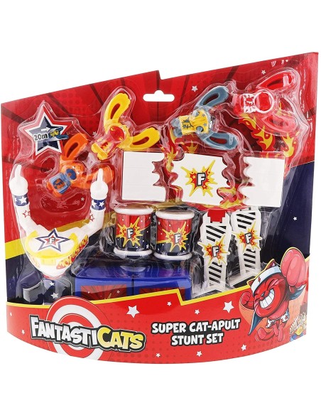 Fantasticats Super Cat-Apult Stunt Set con 4 personaggi e accessori GOL33125.006 Goliath | Futurartshop.com