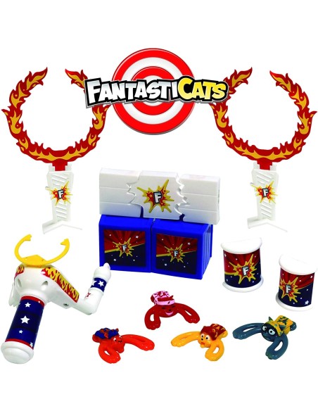 Fantasticats Super Cat-Apult Stunt Set con 4 personaggi e accessori GOL33125.006 Goliath | Futurartshop.com