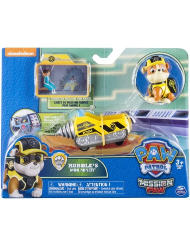 Paw Patrol Mission Paw - Rubble's mini miner CRA6035618/20083770 Spin master | Futurartshop.com