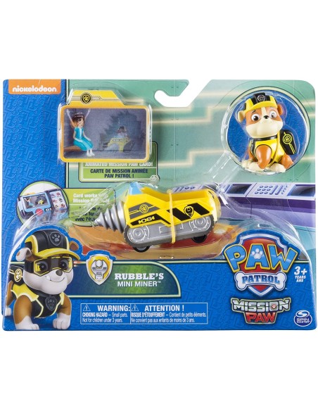 Paw Patrol Mission Paw - Rubble's mini miner CRA6035618/20083770 Spin master | Futurartshop.com