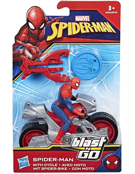 Spider-Man vehicle Blast And Go OLTB9705EU62/B9994 Hasbro | Futurartshop.com