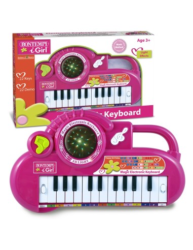 Tastiera elettronica Girl 22 tasti BIM122271 Bontempi | Futurartshop.com