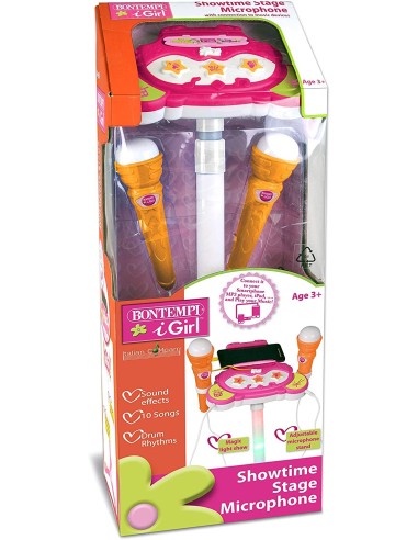 Dual-Microphone Girl BIM401471 Bontempi | Futurartshop.com