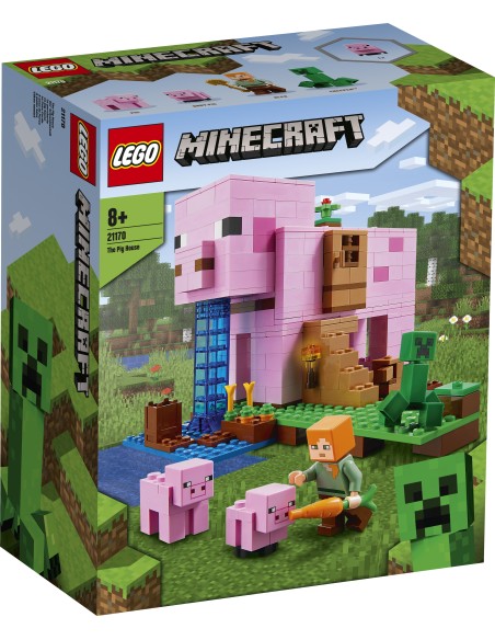 Lego Minecraft 21170 - The Pig House LEG6332816 Lego | Futurartshop.com