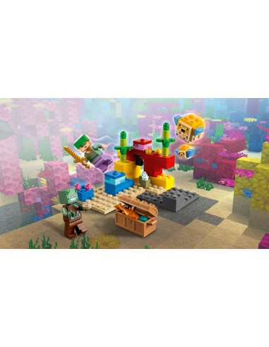 Lego Minecraft 21164 - La barriera corallina LEG6332804 Lego | Futurartshop.com