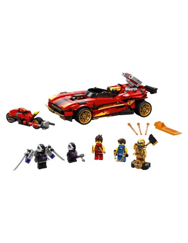 Lego Ninjago 71737 - Super-bolide Ninja X-1 LEG6327830 Lego | Futurartshop.com