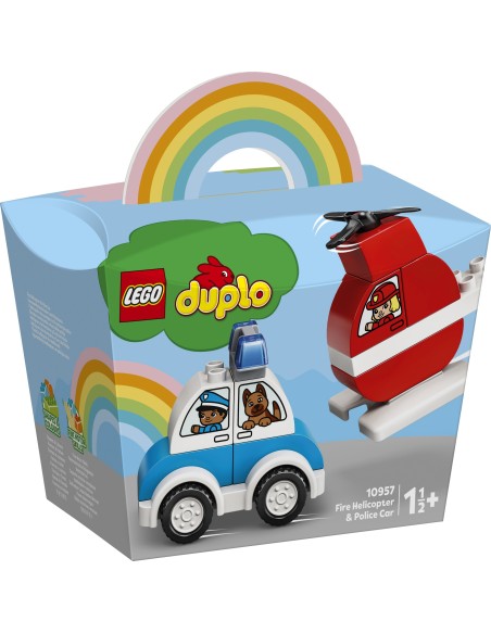 Lego Duplo 10957 - fire Helicopter and police car LEG6332189 Lego | Futurartshop.com