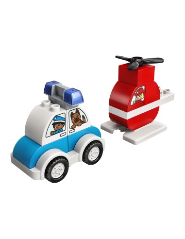 Lego Duplo 10957 - Elicottero antincendio e auto della polizia LEG6332189 Lego | Futurartshop.com