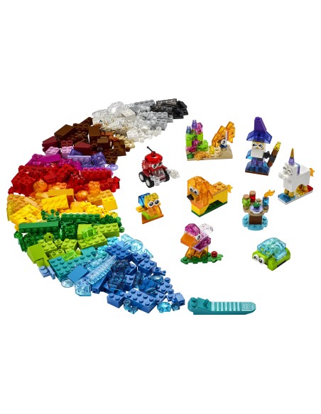 Lego Classic 11013 - Mattoncini trasparenti creativi LEG6327639 Lego | Futurartshop.com