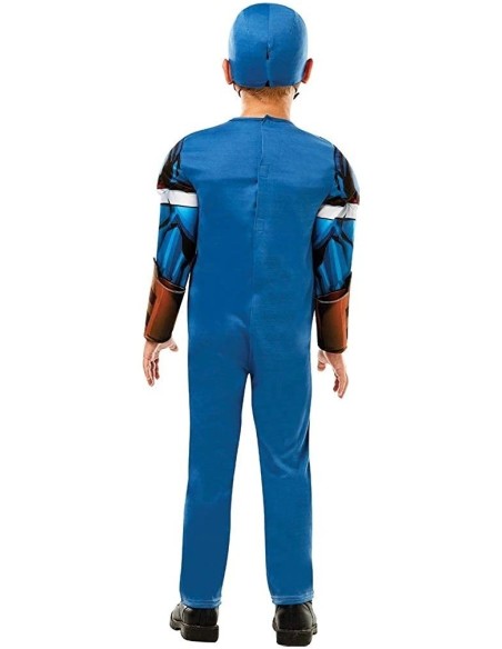 Costume Captain America Deluxe con muscoli 7-8 anni RUBIT640833-L Rubies | Futurartshop.com