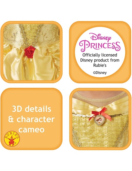 Disney Costume Bella ballgown 5-6 anni RUBIT620626-M Rubies | Futurartshop.com