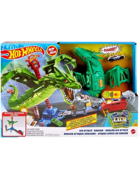 Hot Wheels Track attack of the dragon robotic TOYGJL13 Mattel | Futurartshop.com