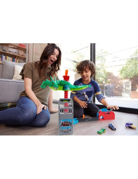 Hot Wheels Pista attacco del drago robotico TOYGJL13 Mattel | Futurartshop.com