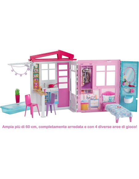 Barbie Loft casa vacanze con accessori TOYFXG54 Mattel | Futurartshop.com