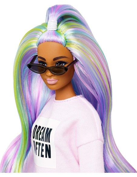 Barbie Fashionistas - Bambola con Abito rosa e stampa 136 TOYFBR37/GHW52 Mattel | Futurartshop.com