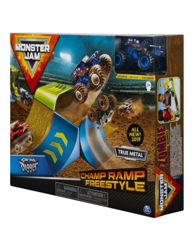 Monster Jam Set Champ Ramp Freestyle with the vehicle TOY6045029/20103382 Spin master | Futurartshop.com
