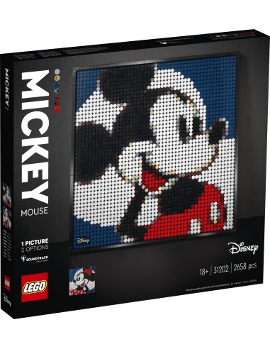 Lego Art 31202 - Disney's Mickey Mouse Topolino LEG6333058 Lego | Futurartshop.com