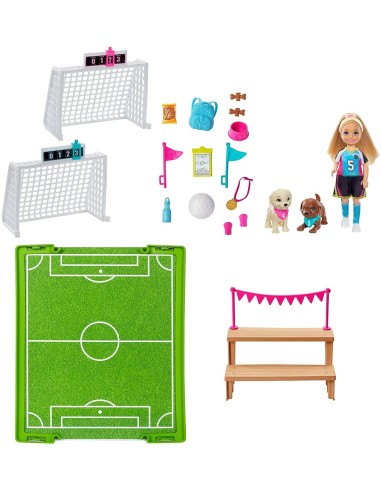 Barbie Chelsea set football doll TOYGHK37 Mattel | Futurartshop.com