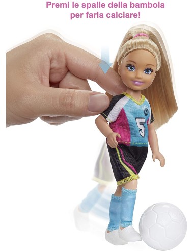 Barbie Chelsea set football doll TOYGHK37 Mattel | Futurartshop.com