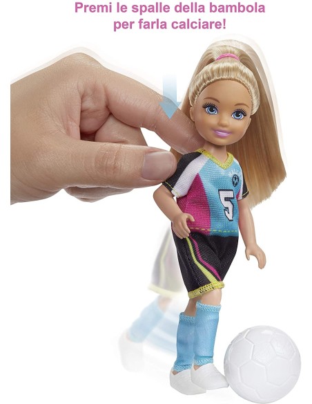 Barbie Chelsea set football doll TOYGHK37 Mattel | Futurartshop.com