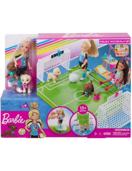 Barbie Chelsea set calcio con bambola TOYGHK37 Mattel | Futurartshop.com