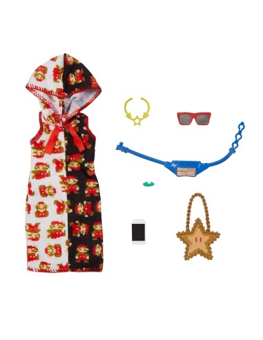 Barbie Dress with cap theme Super Mario TOYGJG28/GJG47 Mattel | Futurartshop.com