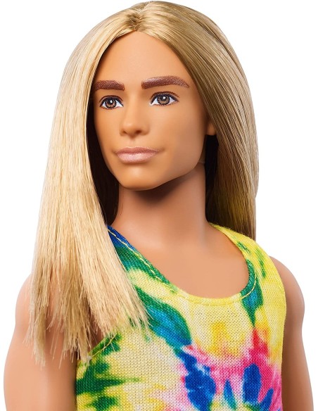 Ken Fashionistas Doll Tank top and shorts 138 TOYDWK44/GHW66 Mattel | Futurartshop.com