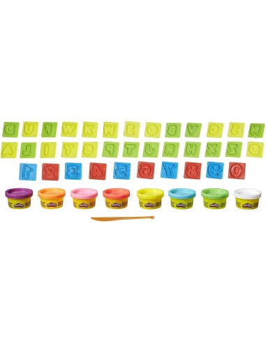 Play-Doh Set Stencils letters and numbers TOY21018EU40 Hasbro | Futurartshop.com