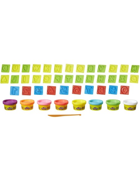 Play-Doh Set Stencils letters and numbers TOY21018EU40 Hasbro | Futurartshop.com