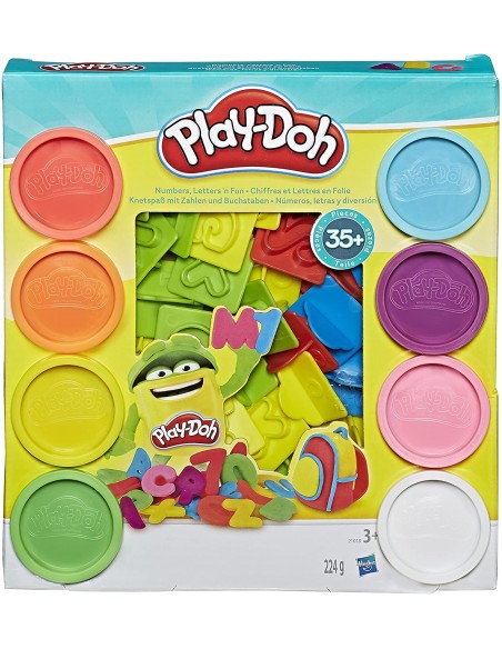 Play-Doh Set Stampini lettere e numeri TOY21018EU40 Hasbro | Futurartshop.com