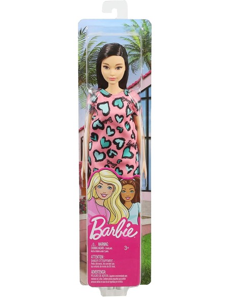 Barbie Doll wedding Dress coral print with hearts TOYT7439/GHW46 Mattel | Futurartshop.com