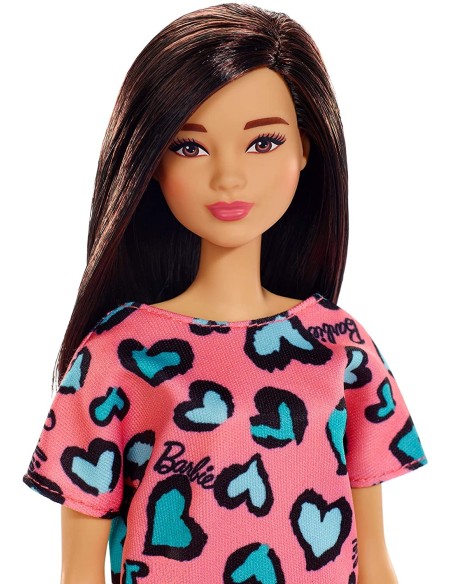 Barbie Doll wedding Dress coral print with hearts TOYT7439/GHW46 Mattel | Futurartshop.com
