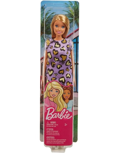 Barbie Doll wedding Dress lilac print with hearts TOYT7439/GHW49 Mattel | Futurartshop.com