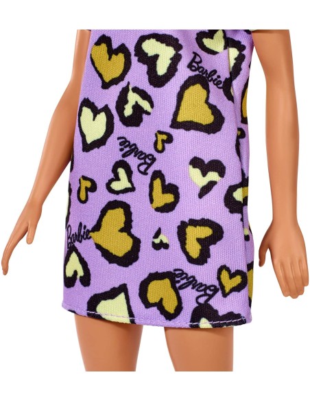 Barbie Doll wedding Dress lilac print with hearts TOYT7439/GHW49 Mattel | Futurartshop.com