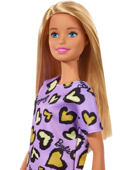 Barbie Doll wedding Dress lilac print with hearts TOYT7439/GHW49 Mattel | Futurartshop.com