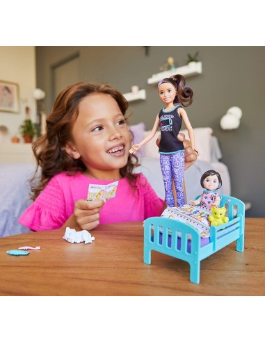 Barbie Babysitter Skipper con lettino TOYFHY97/GHV88 Mattel | Futurartshop.com
