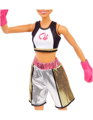 Barbie in carriera - Bambola Pugile TOYDVF50/GJL64 Mattel | Futurartshop.com