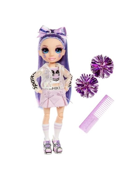 Rainbow High Cheerleader Bambola - Violet Willow viola MGA572084 MGA | Futurartshop.com