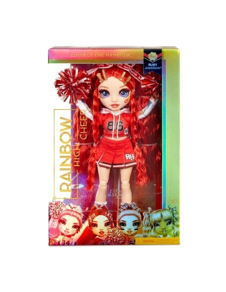 Rainbow High Cheerleader Doll - Ruby Anderson red TOY2007401 MGA | Futurartshop.com