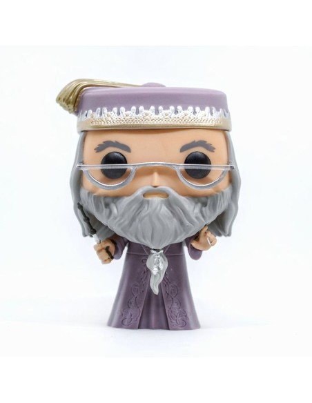 PoP Harry Potter Vinile Figura Albus Silente con Bacchetta 15 4M05891 Funko | Futurartshop.com
