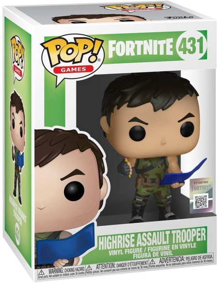 PoP Fortnite Highrise assault Trooper 431 4M34465 Funko | Futurartshop.com