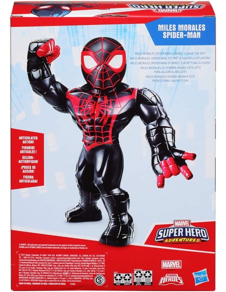 Super Hero Adventures Mega Mighties Miles Morales Spider Man HASE7951ES01 Hasbro | Futurartshop.com