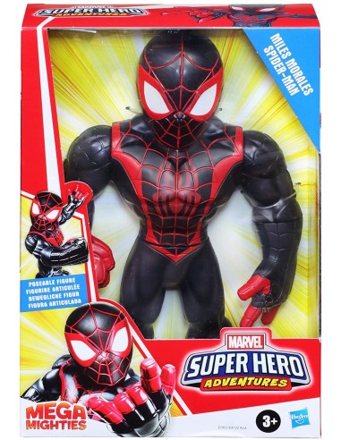 Super Hero Adventures Mega Mighties Miles Morales Spider Man HASE7951ES01 Hasbro | Futurartshop.com
