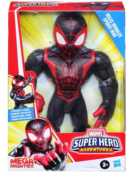 Super Hero Adventures Mega Mighties Miles Morales Spider Man HASE7951ES01 Hasbro | Futurartshop.com