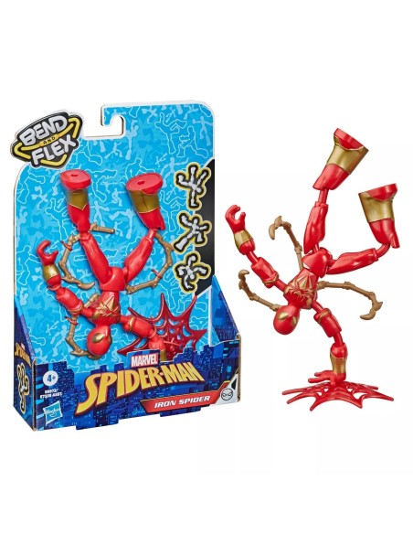 Spider-Man Personaggio Bend and Flex Iron Spider HASE7335/E8972 Hasbro | Futurartshop.com