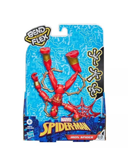 Spider-Man Personaggio Bend and Flex Iron Spider HASE7335/E8972 Hasbro | Futurartshop.com