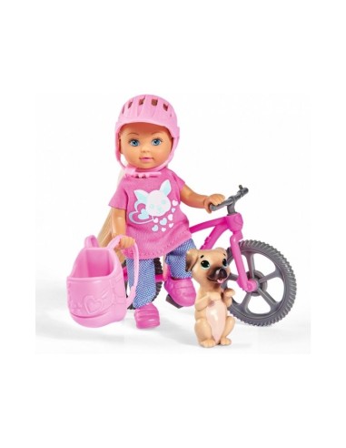 Evi Love Holiday in bici con cagnolino SIM105733273038 Simba Toys | Futurartshop.com