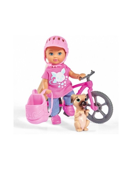 Evi Love Holiday on bike with dog SIM105733273038 Simba Toys | Futurartshop.com