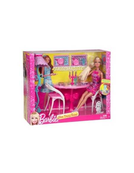 Barbie and her furniture-table with chairs and accessories MATY1319 Mattel | Futurartshop.com